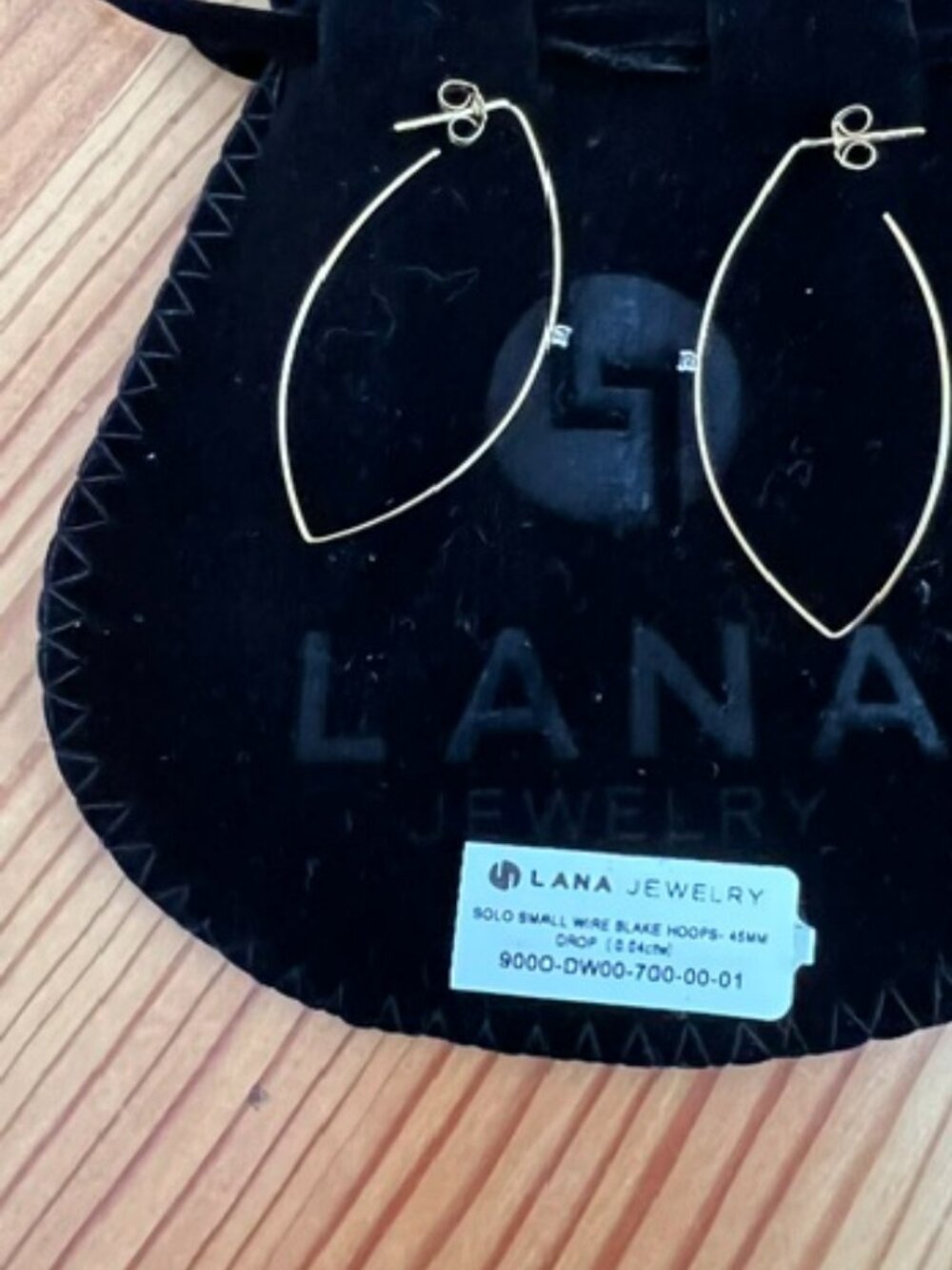 Lana Jewelry Gold & Diamond Hoop Earrings - NEW!!